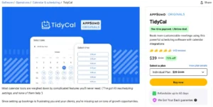 Tidycal Review Pricing Features Pros & Cons Ultimate Guide